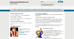 Desktop Screenshot of kumarsitelerim.com